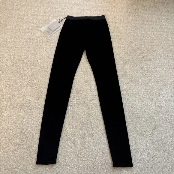 Tom Ford Stretch Velvet Signature Midnight Blue Leggings Women's Size Small - Picture 13 of 13